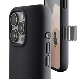 TineeOwl For IPhone 16 Pro Max Magnetic Case Slim/Thin, Grip- Dune Series Black